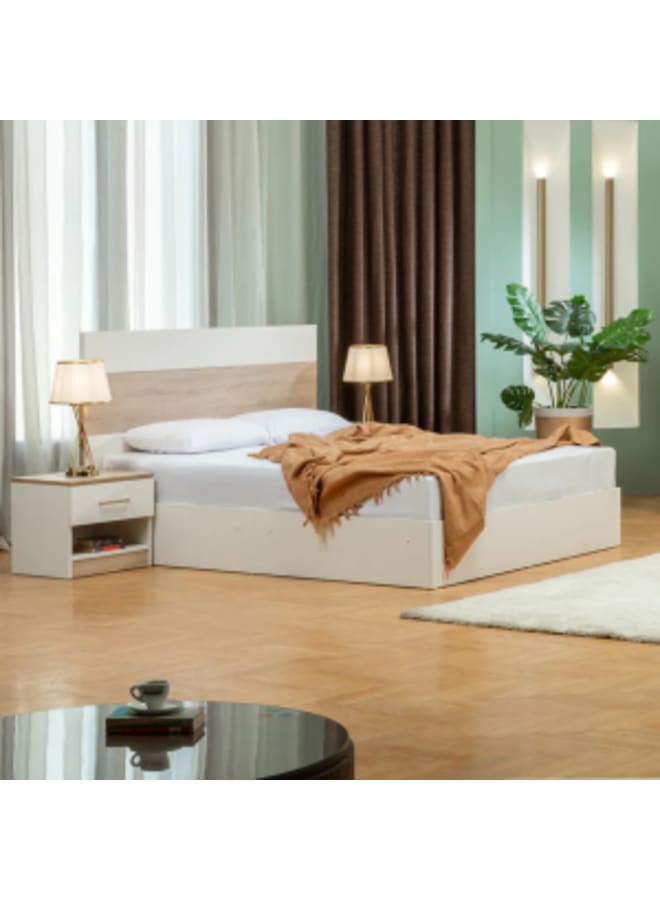 ملاذ هاوس غرفة نوم رئيسية بيضاء × بيج MDF - Image 2