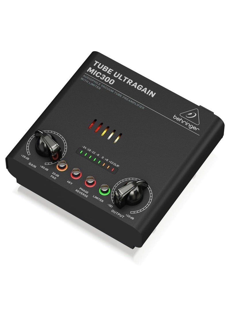 behringer Behringer Audiophile Vacuum Tube Preamplifier with Limiter  - Image 3