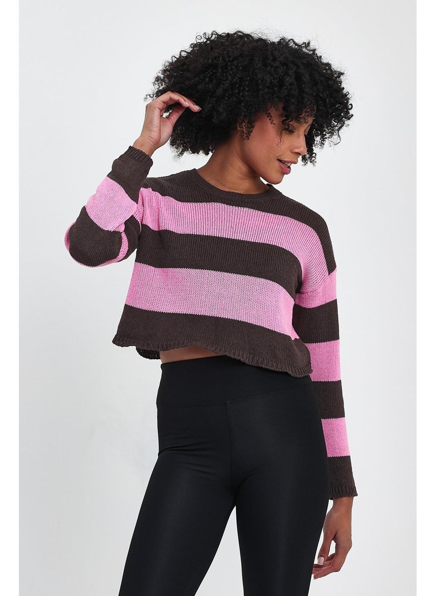 Alexander Gardi Striped Crop Sweater (A92259-S)  - Image 3
