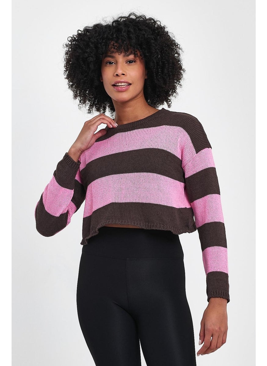 Alexander Gardi Striped Crop Sweater (A92259-S)  - Image 5