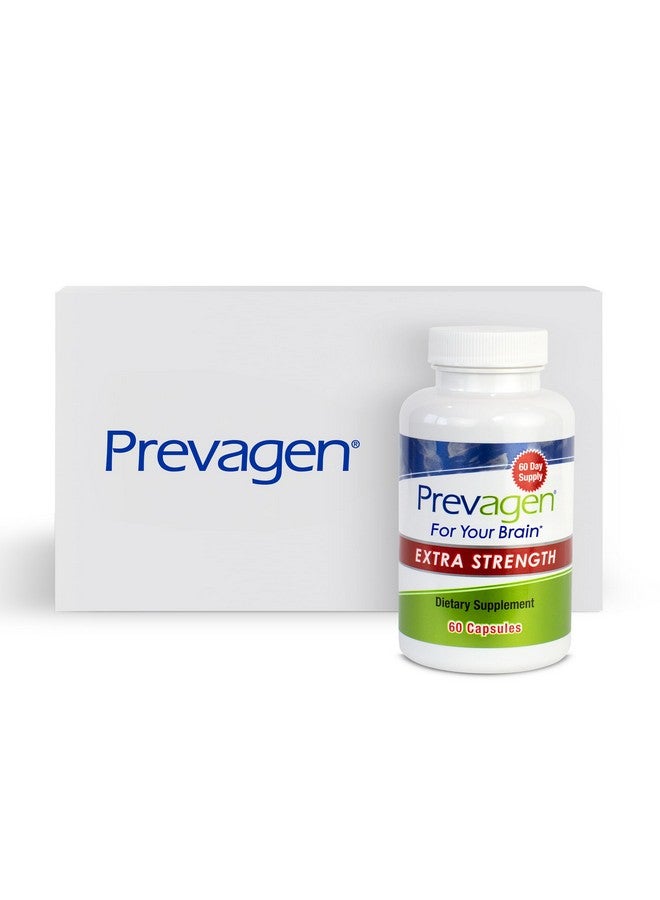 Prevagen Extra Strength 20mg, 60 Capsules |1 Pack| with Apoaequorin & Vitamin D with Attractive and Stackable Prevagen Storage Box - Image 1