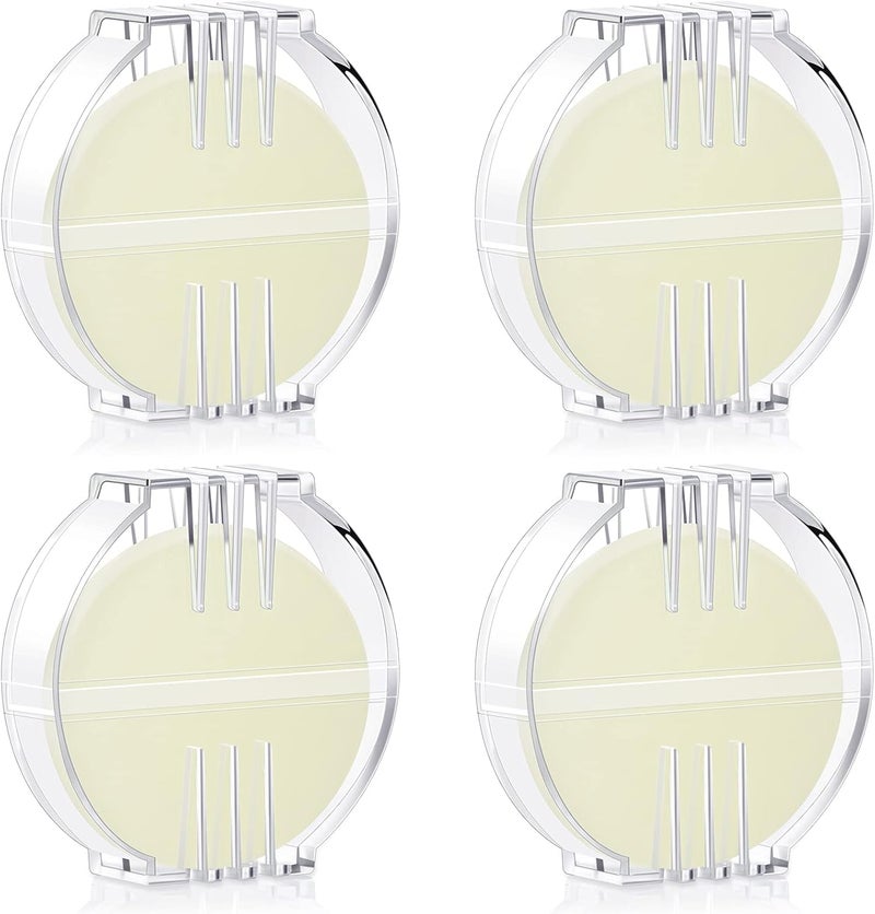 Maitys 4 Pcs Thread Wax Thread Conditioner Beeswax for Hand Sewing Embroidery Beeswax Floss Conditioner for Quilting Sewing Strengthening Line Embroidery Wax (Colorless,Clear Case) - Image 1