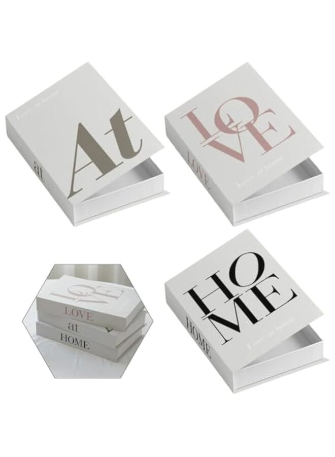 3 صناديق تخزين كتب مغناطيسية مزخرفة للاستخدام المنزلي والمكتبي الأنيق - Image 2