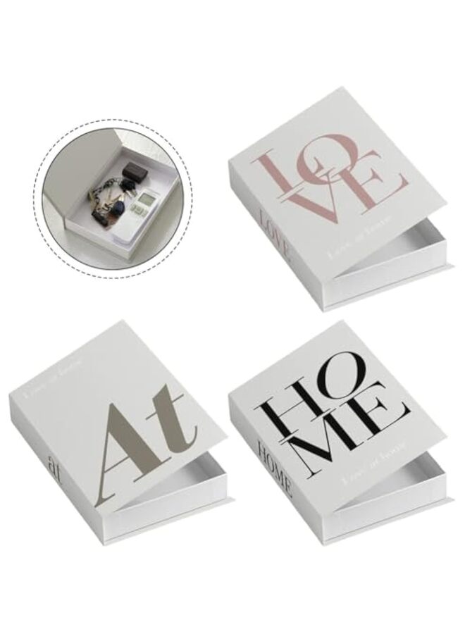 3 صناديق تخزين كتب مغناطيسية مزخرفة للاستخدام المنزلي والمكتبي الأنيق - Image 5