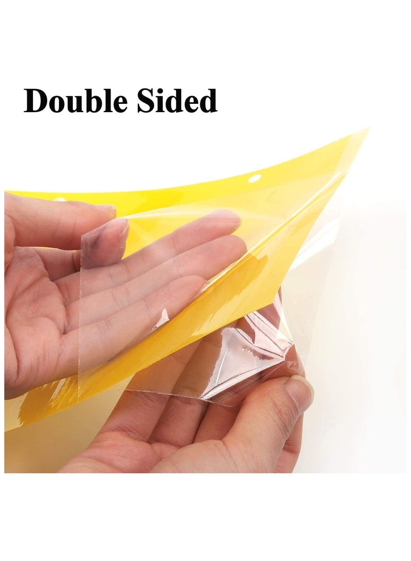 Excefore Sticky Fly Traps, Yellow Fly Paper Stickers, Sticky Fly Catchers Dual-Side for Insect Against Fungus Gnats, Whiteflies, Aphids, Leafminers, 20-Pack, Size 15 X 20CM  - Image 3