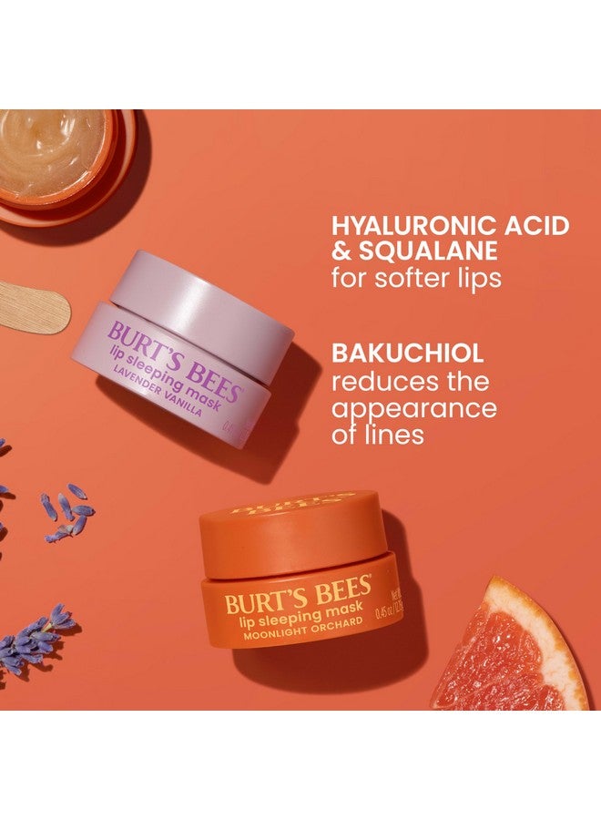 بيرتس بيز قناع الشفاه النومي من بيرتس بيز بنكهة اللافندر والفانيليا، مع حمض الهيالورونيك ومرطب السكوالين لترطيب الشفاه على الفور، قناع الشفاه الليلي، علاج الشفاه، 0.45 أونصة. - Image 3