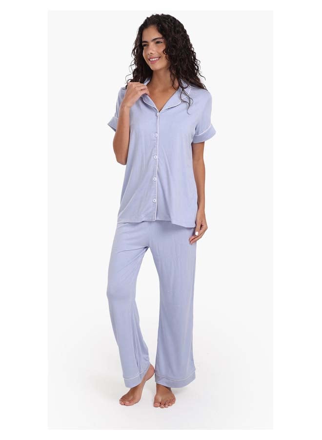 Carina Classic Poplin Pyjama Set - Image 2