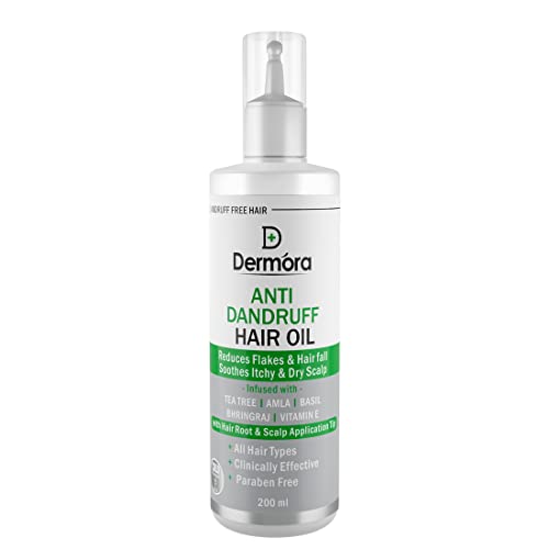 DERMORA Anti-Dandruff Hair Oil with Hair root application 200 ml - Image 1