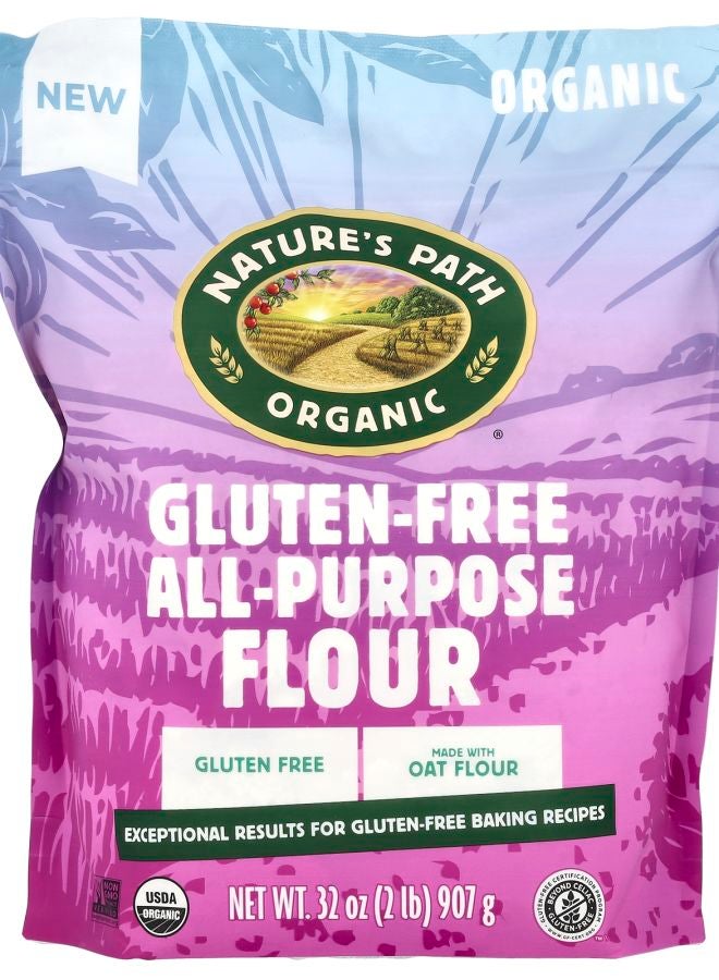 دقيق عضوي خالي من الغلوتين لجميع الأغراض 32 أونصة (907 جرام)