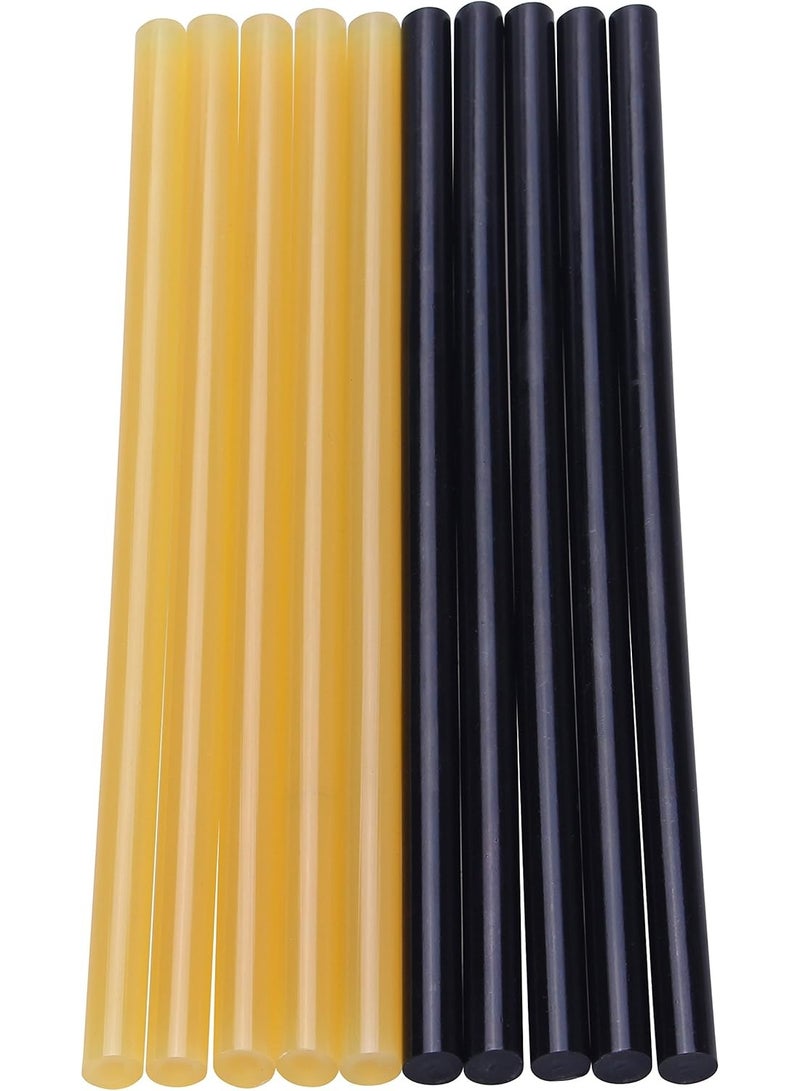 GLISTON Paintless Dent Removal Glue Sticks Hot Glue Sticks Paintless Dent Repair Tool for Car Repair Dent Remover Tool Set - 5 PCS Black & 5 PCS Yellow - Image 3