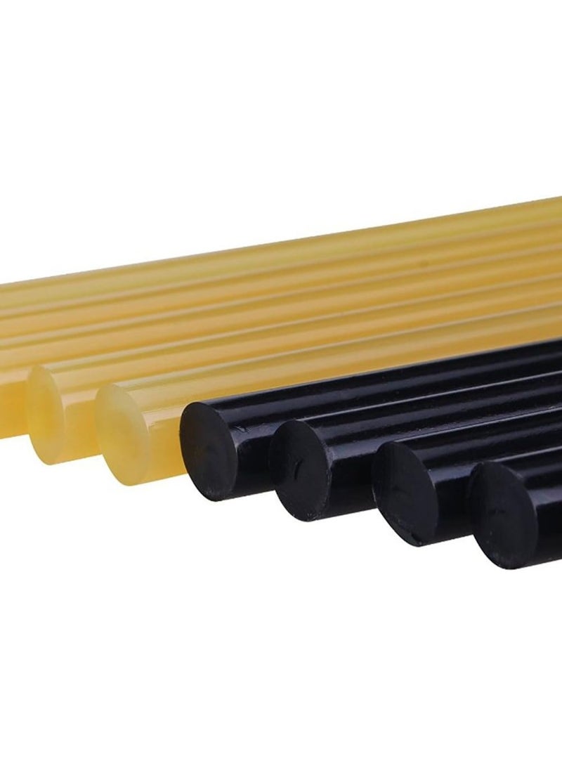 GLISTON Paintless Dent Removal Glue Sticks Hot Glue Sticks Paintless Dent Repair Tool for Car Repair Dent Remover Tool Set - 5 PCS Black & 5 PCS Yellow - Image 1