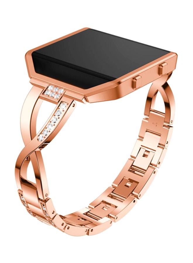 Voberry Replacement Strap Band For Fitbit Blaze Rose Gold - Image 3