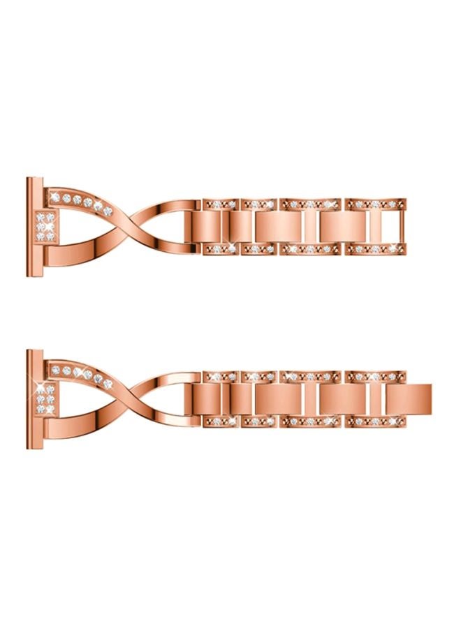 Voberry Replacement Strap Band For Fitbit Blaze Rose Gold - Image 1