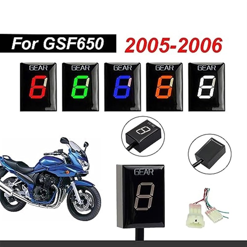Wivplex 1-6 Gear Display Indicator for GSF650 - Image 3