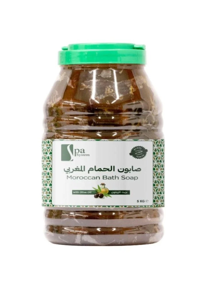 سبا سيستم صابون حمام مغربي بزيت الزيتون سبا سيستم - 5 كيلو