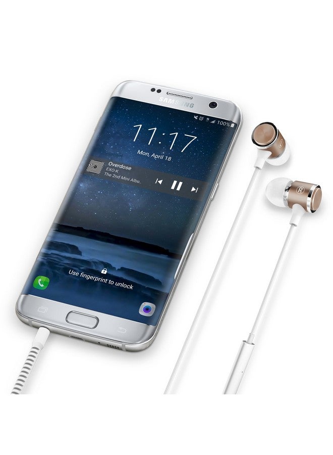 iLuv METALFSGD Metal Forge In-Ear Earbuds with Microphone (Gold)  - Image 5