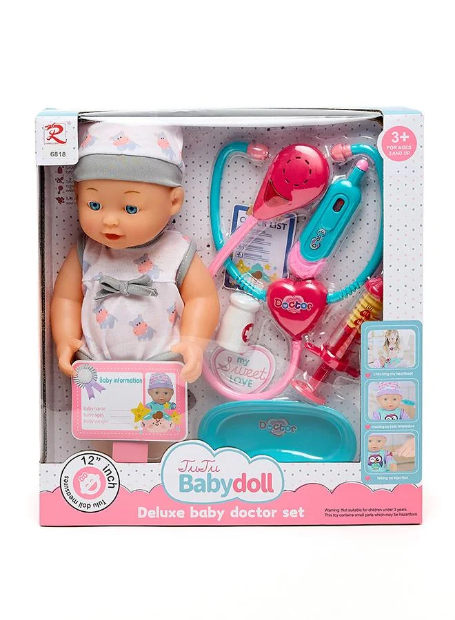 Babies & More Babies & More Girls Multicolor Doll Toy