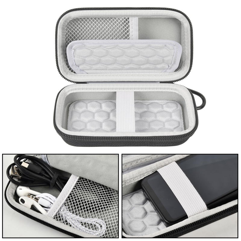 Comecase MP3 Player Cases & Covers for Luoran/for innioasis/for TIMMKOO/for MYMAHDI 4 Inch Full Screen Touch Music Player, Mp4 Player for Kids Holder Box for Earphone, USB Cable and Accessories (Bag Only) - Image 3