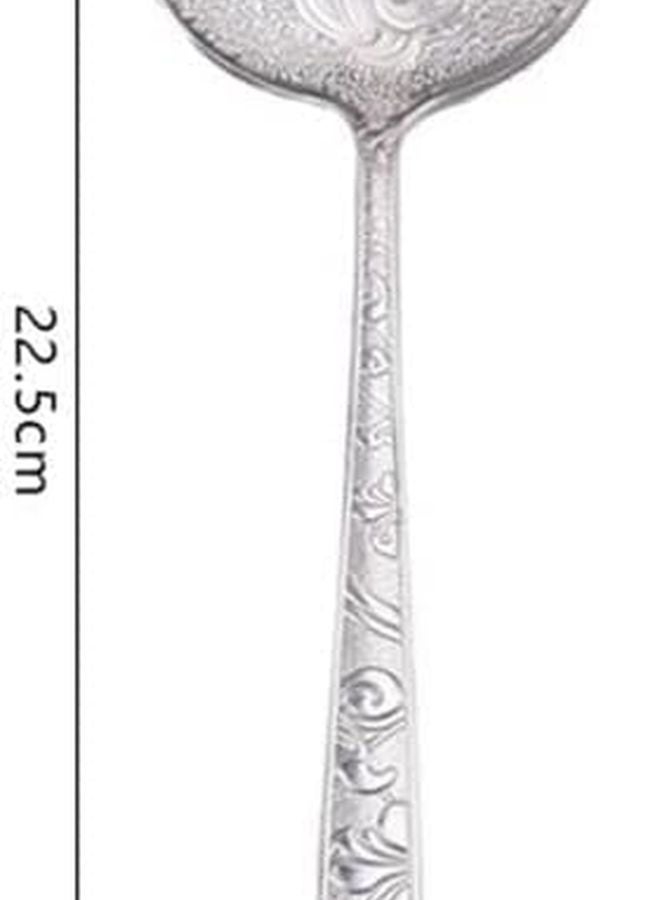 Gold 304 Stainless Steel Long Handled Soup Spoons Deepened Thickened Hot Pot Kitchen Tools - Image 3
