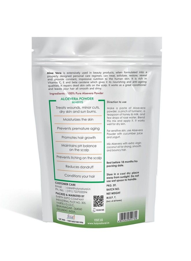 Holy Natural - The Wonder of World Holy Natural Aloe Vera Powder 250 Gm ;100% Pure And Natural Powder No Additives No Preservatives.  - Image 3