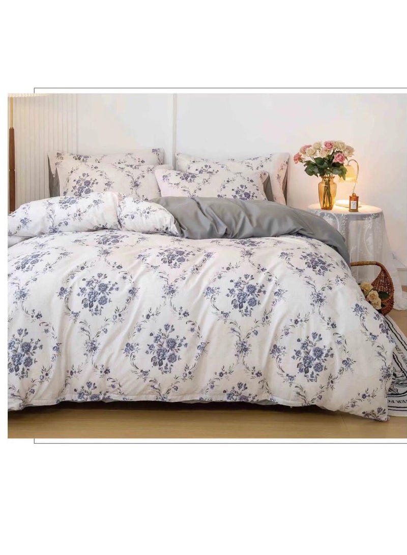 Pure cotton Comforter 6pcs set, Duvet Insert, Soft and warm for All Season 