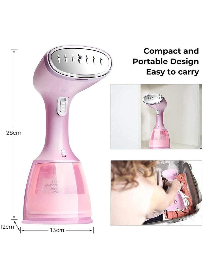 MileMelo 1500W Detachable 350ml Water Tank-Mini Travel Iron Steam-15s Fast Heating Portable Clothes Steamer Iron-Portable Fabric Steam Iron Auto Shut Off And Leak Proof-Fast Heating Wrinkle Remover  - Image 2