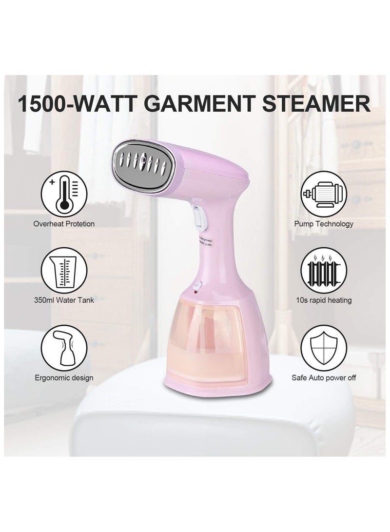 MileMelo 1500W Detachable 350ml Water Tank-Mini Travel Iron Steam-15s Fast Heating Portable Clothes Steamer Iron-Portable Fabric Steam Iron Auto Shut Off And Leak Proof-Fast Heating Wrinkle Remover  - Image 3