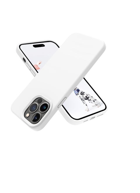 Compatible with iPhone 13 Pro Case, Liquid Silicone Case, Full Body Protective Cover, Shockproof, Slim Phone Case, Anti-Scratch Soft Microfiber Lining