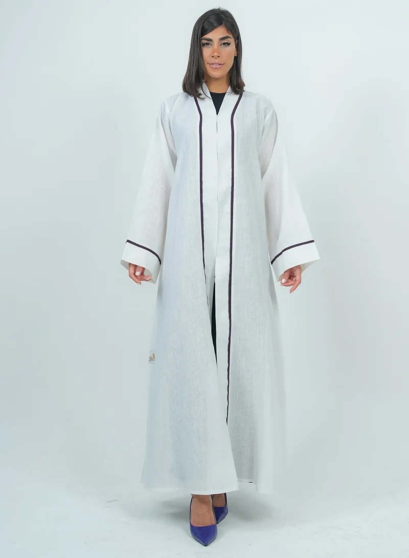 Rosette Abaya  Embellishment Abaya with Wide sleeves for Women | Best Price UAE