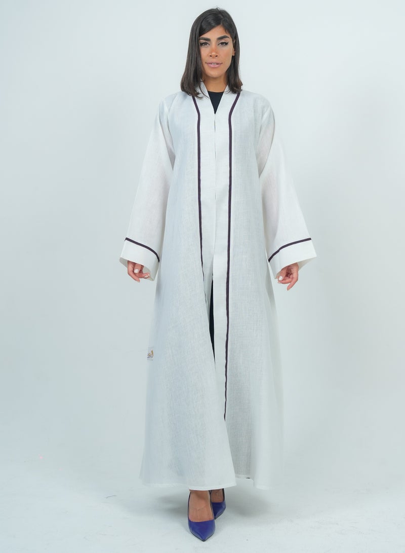 روزيت عباية عباية مزينة بأكمام واسعة - Image 4