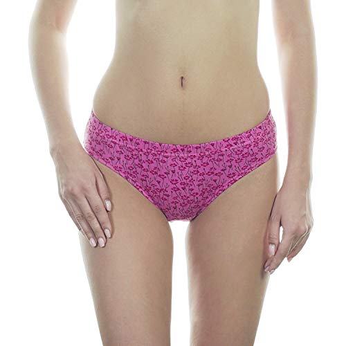 VSTAR Carol Women's Cotton Printed Hipster Inner Elastic Panty (Assorted, 80) - Pack of 3 - Image 3