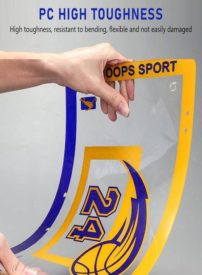 Proberos® Wall Basketball Hoop & Basketball Set for Kids, Premium Alloy Wall Hanging Indoor Foldable Baske, Star Special Edition, Hoop Easy Basketball Hoop for Kids 3-10Years Old, 40×26 CM - Image 5