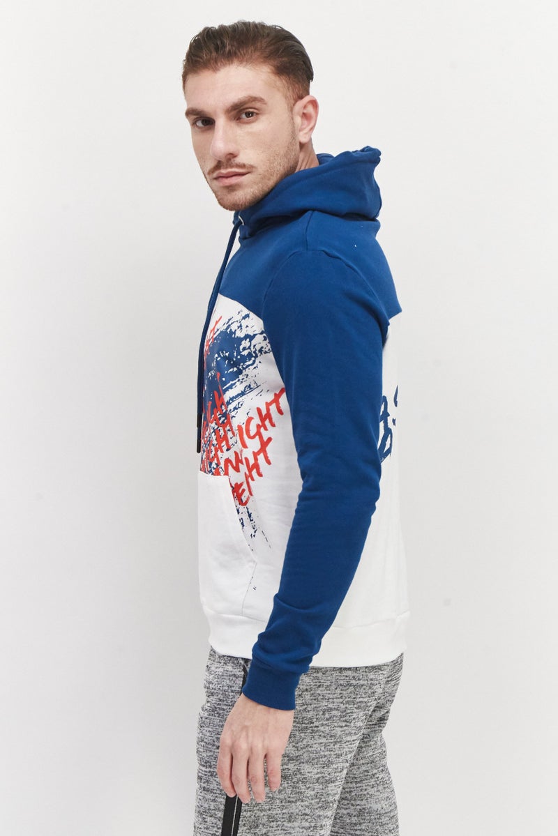 Ufc Men Sportswear Fit Long Sleeves Running Sweatshirt, White Combo - Image 4