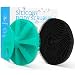 BEAUTAIL Silicone Body Scrubber 2 Pack BEAUTAIL Gentle Bristles Shower Bath Brush Lather Nicely Soft Massage Body More Hygienic Than Loofah Gentle Exfoliating for Sensitive Skin GreenBlack - Image 2