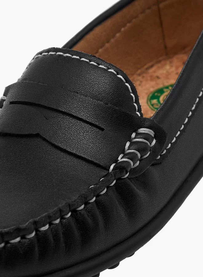 Pablosky Boys' Solid Slip-On Loafers School Shoes