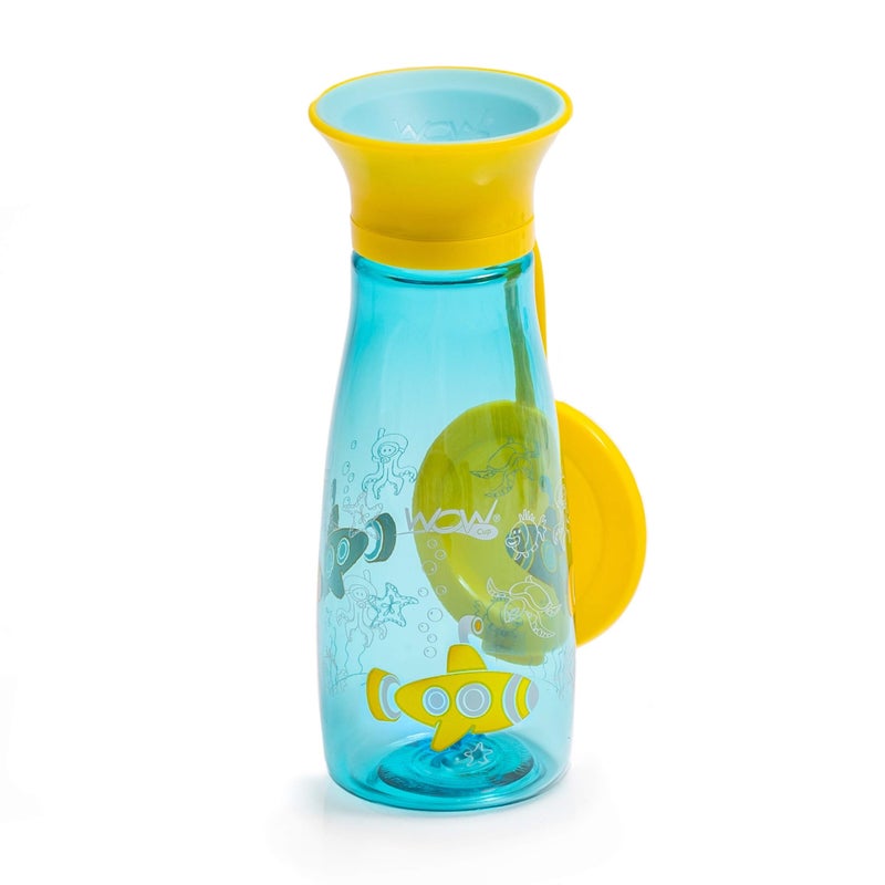 WOW CUP MINI 360 Sippy Cup 12 oz  350 ml Aruba Blue