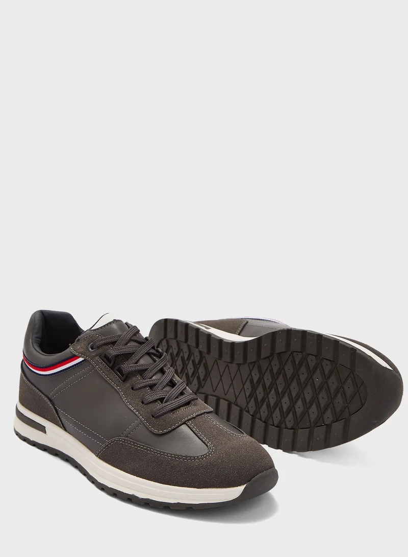 Seventy Five Webbing Detail Casual Sneakers
