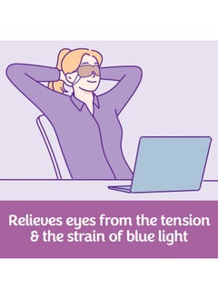 MegRhythm By Kao Gentle Steam Eye Mask Lavender Rejuvenates Eyes Reduces The Look Of Puffy Eyes Dermatologist And Ophthalmologist Tested 5 Count  - Image 4