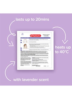 MegRhythm By Kao Gentle Steam Eye Mask Lavender Rejuvenates Eyes Reduces The Look Of Puffy Eyes Dermatologist And Ophthalmologist Tested 5 Count  - Image 5