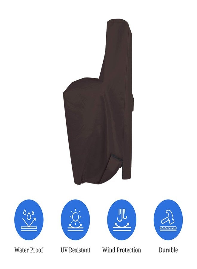 Covers & All Water Softener Cover, 12 Oz, Made of Waterproof, UV-Resistant & Tear-Proof Cover Max Fabric Comes with Air Pockets & Split Zipper (38" H x 30" W x 16" D, Blue) - Image 4