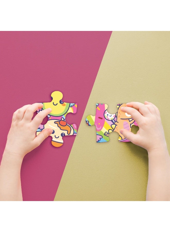 Hinkler Junior Jigsaw Carry & Play Sweet Kawaii | 45 Pcs | Fun & Travel Game For Kids | Challenging Brain Booster | Age 4-6 - Image 5