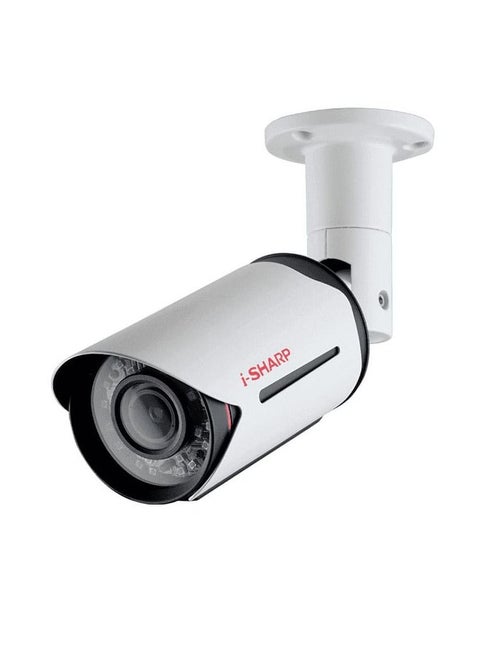i-SHARP SH-v10-HD4 ، كاميرا مراقبة ،4 ميجا بيكسل فاري عدسة بؤرية 2.8-12 مللي متر رصاصة معدنية ، رؤية ليلية ضوء النجوم حتى 40 متر معدن IP66