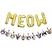 Bessmoso Cat Party Decorations Cat Birthday Banner Meow Letter Balloons Cat Happy Birthday Banner Garland Sign for Photo Props Cat Birthday Decorations Cat Theme Birthday Party Supplies - Image 4