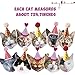 Bessmoso Cat Party Decorations Cat Birthday Banner Meow Letter Balloons Cat Happy Birthday Banner Garland Sign for Photo Props Cat Birthday Decorations Cat Theme Birthday Party Supplies - Image 2