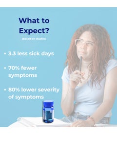 UBM UBM IMMUNE - Immune Boost with Beta 1,3 Glucan Patent - Natural Dietary Supplement - 30 Capsules - For Adults  - Image 3