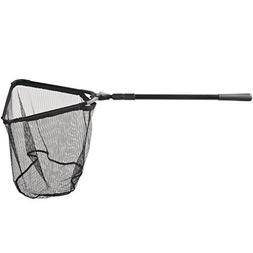 Fiblink Folding Aluminum Fishing Landing Net Fish Net with Extending Telescoping Pole Handle (45-80 inches) - Image 1