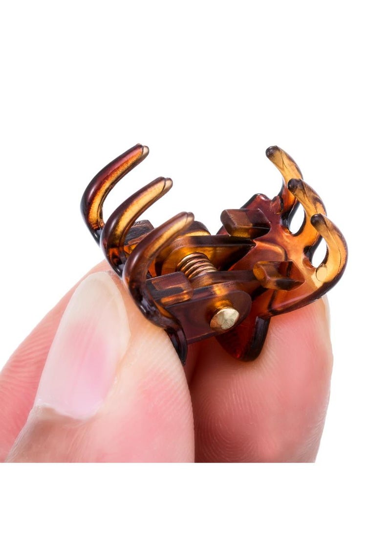 KHAJUL 30 Pcs Mini Hair Claws Clips, Small Non Slip Plastic Jaw Clips for Girls and Women (4 Colors) - Image 5