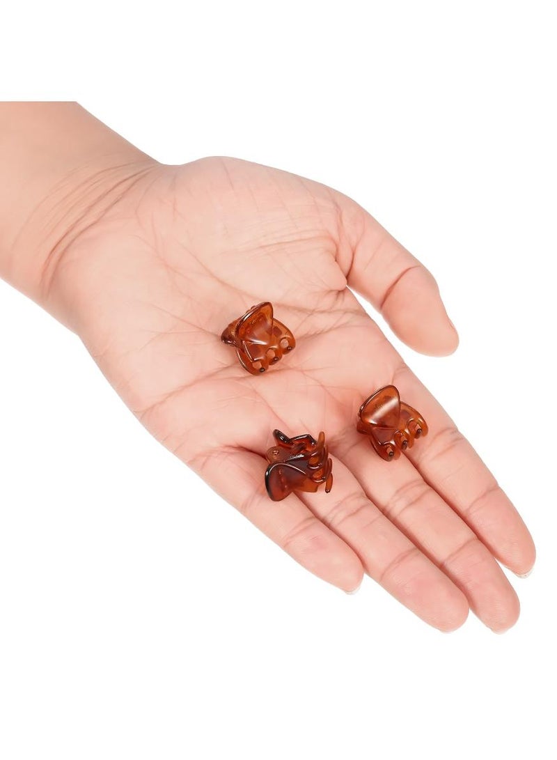 KHAJUL 30 Pcs Mini Hair Claws Clips, Small Non Slip Plastic Jaw Clips for Girls and Women (4 Colors) - Image 4