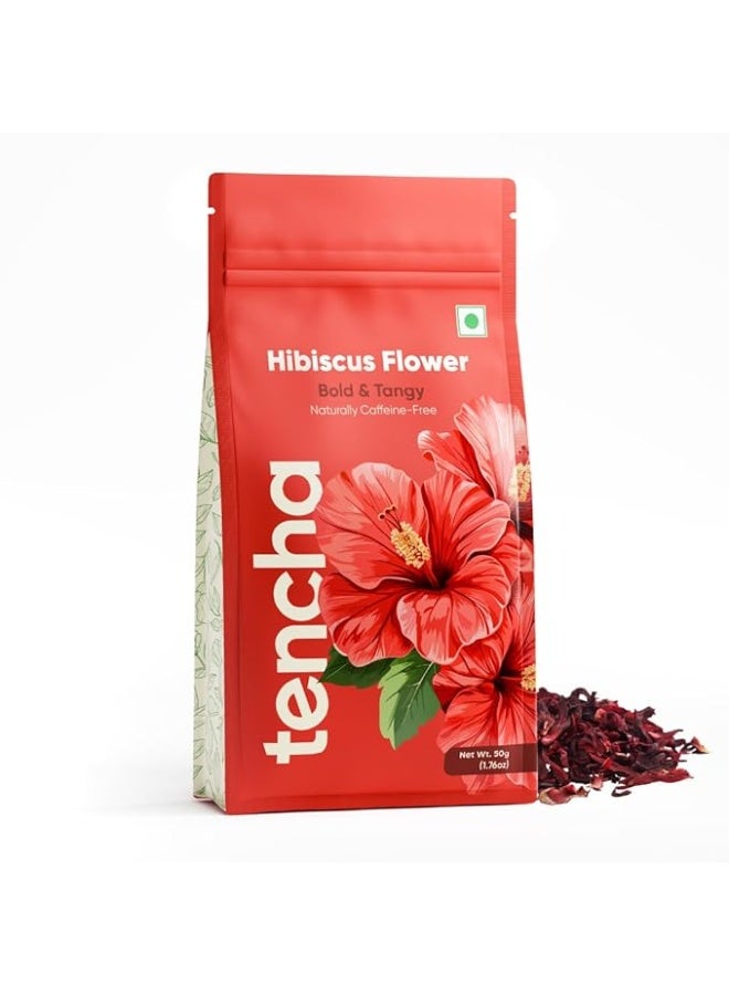 Tencha Hibiscus Flower Tea 50g - Image 1