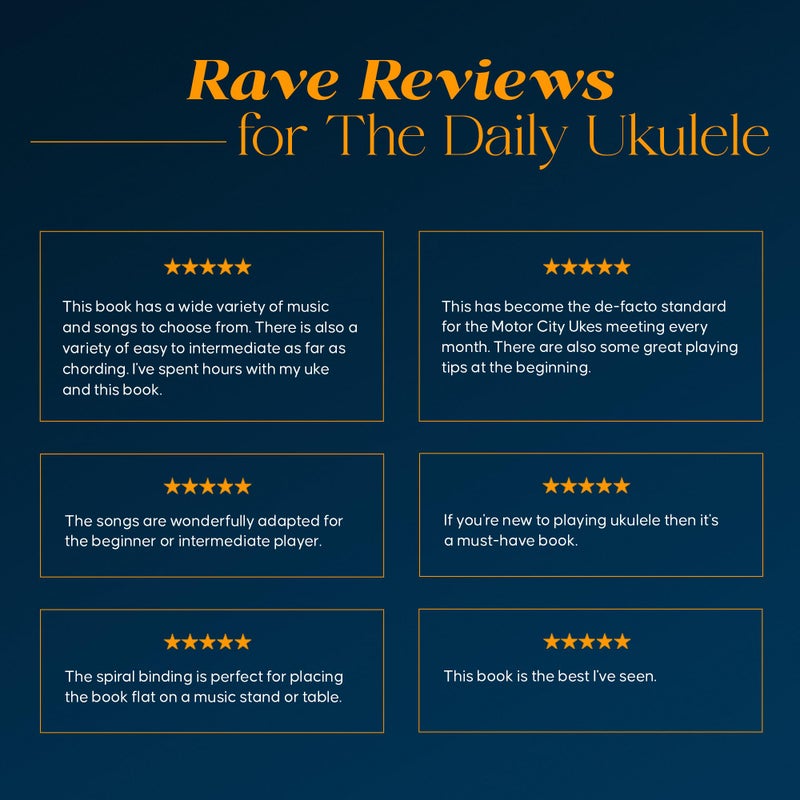 Hal Leonard The Daily Ukulele Songbook by Jim and Liz Beloff | 365 Easy Songs for Ukulele with Chords and Lyrics | Ukulele Sheet Music for All Levels | Folk Pop ... Practice (Jumpin' Jim's Ukulele Songbooks) - Image 4